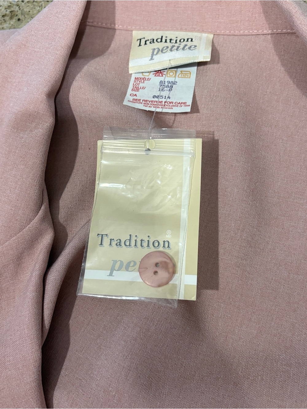 Classic Women's Two-Piece Dusty Rose Skirt Suit - Picture 5 of 8